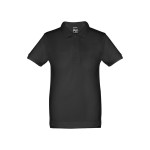Obrázek Bavlněné polo tričko s krátkým rukávem pro děti (unisex) 6 - černá