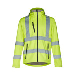 Obrázek Vysoce viditelná softshellová bunda (unisex) XXL - fluorescenční žlutá