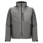 Obrázek Polstrovaná polyesterová bunda (unisex) 3XL - šedá