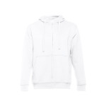 Obrázek Pánská mikina s kapucí a zapínáním na zip XL - bílá