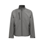 Obrázek Softshellová bunda (unisex) z polyesteru a elastanu XL - šedá