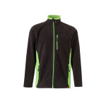 Obrázek Dvoubarevná fleecová bunda (220 g/m?) z polyesteru (100 %) 3XL - černá/zelená