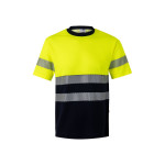 Obrázek Dvoubarevné piké tričko (150 g/m?), z bavlny (55 %) a polyesteru (45 %) 2XL - modrá/žlutá