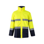 Obrázek Dvoubarevná parka (190 g/m?), z polyesteru (100 %), s PU zátěrem S - modrá/žlutá