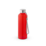 Obrázek  Recyklovaného PET (100% rPET) láhev s lesklým průsvitným povrchem 600 ml - červená