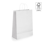 Obrázek  Taška z kraftového papíru (90 g/m?) - bílá