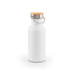 Obrázek Jednostěnná láhev z nerezové oceli (90 % recyklovaná) - bílá