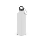 Obrázek  Jednostěnná nerezová láhev s karabinou 550 ml - bílá