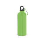 Obrázek  Jednostěnná nerezová láhev s karabinou 550 ml - světle zelená