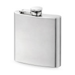 Obrázek Kapesní láhev z nerezové oceli 180 ml - stříbrná