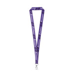 Obrázek SET Lanyard SUBLIMATION Long II (20 mm) z recyklovaného polyesteru (100% rPET) s karabinou 20 mm - bílá