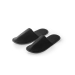 Obrázek  Unisex pantofle z polyesteru - černá