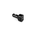 Obrázek Adaptér do zapalovače cigaret s portem USB-A 18W a USB-C 20W ve recyklovaný ABS (100 % rABS) - černá
