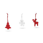Obrázek  Vánoční ornament - červená