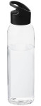 Obrázek Transparentní láhev s černým víčkem, 650 ml