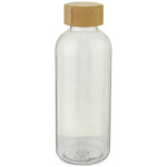 Obrázek Transparentní láhev z recykl. PET a bambusu 650 ml 
