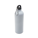 Obrázek Láhev 800 ml z nerez oceli s karabinou, bílá mat