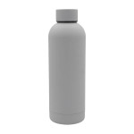 Obrázek Šedá nerez. termoska 500 ml s pogum.povrchem