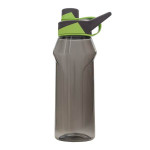 Obrázek Kouřová sportovní lahev 620 ml, zelené detaily