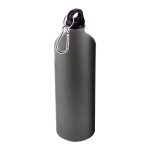 Obrázek Matně grafitová hliníková láhev s karabinou 800 ml