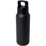 Obrázek Nerez láhev na vodu 600ml, vakuov. izol., černá