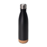 Obrázek Černá termoska 500 ml s korkovým dnem