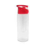 Obrázek Tritanová láhev 700ml s infuzérem, červená