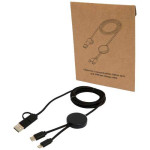 Obrázek Černý rychlonabíjecí 27W kabel 5v1, 150 cm, plast