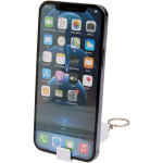 Obrázek Bílý přívěsek/stojánek na telefon s antistresem