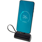Obrázek Černá stojánková powerbanka 5000 mAh 10W 