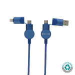 Obrázek Nabíj. kabel 6v1 Oakland z RCS rec. plastu, modrá