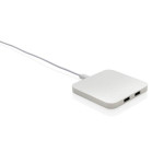 Obrázek Bezdrát. nabíječka-RCS rec. plastu,USB výst.,bílá