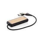 Obrázek USB rozbočovač duální vstup Link z RCS plast/bambus