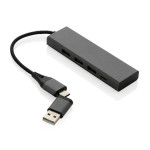 Obrázek USB rozbočovač Terra z RCS recykl. hliníku
