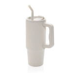 Obrázek Béžový termohrnek 900 ml, recykl. nerez ocel