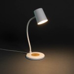 Obrázek Stolní lampa Zenara 15W bezdr. nabíjením,RCS plast