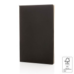 Obrázek FSC® černý poznámkový blok A5 s měkkou vazbou