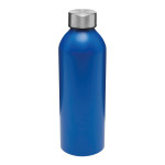 Obrázek Modrá hliníková láhev na pití 750 ml, šroub. víčko 