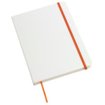 Obrázek Poznámkový blok A5 s oranžovým elastick. zavíráním