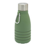 Obrázek Zelená skládací silik. láhev s karabinou, 550ml