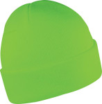 Obrázek Zimní dvojitá akryl.pletená s lemem neon.zelená