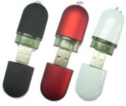 Obrázek Bílý USB flash disk ve tvaru kapsle, 8GB