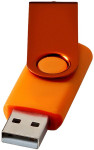 Obrázek Twister metal oranžový USB flash disk, 1 GB