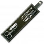 Obrázek Šestidílná manikúra v černém PU pouzdře na druk