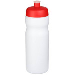 Obrázek Sportovní láhev 650 ml, bílá, červené víčko
