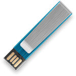Obrázek Modrý hliníkový flash disk 32GB s klipem