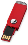 Obrázek Červený otočný USB flash disk, úchyt na klíče, 32GB