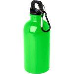 Obrázek Nerezová láhev 400ml s karabinou, sv. zelená
