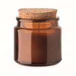 Obrázek Hnědá svíčka z rostlinného vosku 70g