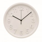Obrázek Bílé nástěnné hodiny z PP